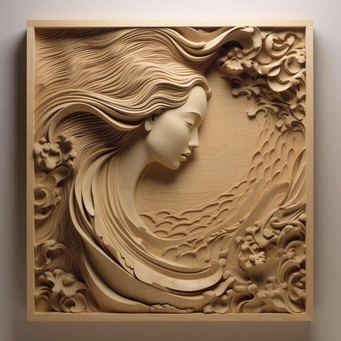 نموذج ثلاثي الأبعاد لآلة CNC 3D Art 